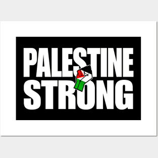 Palestine Strong - Palestine Flag Fist - Front Posters and Art